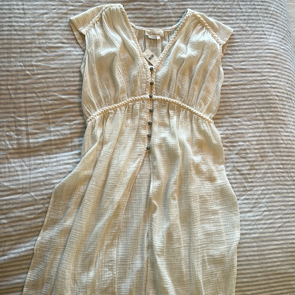 Anthropologie gauze tunic coverup tunic top